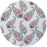 Indian Paisley 16" Vinyl Placemat