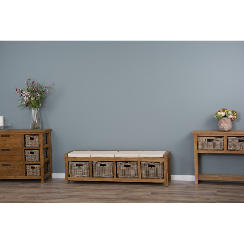 Alyson Solid Wood Storage Bench