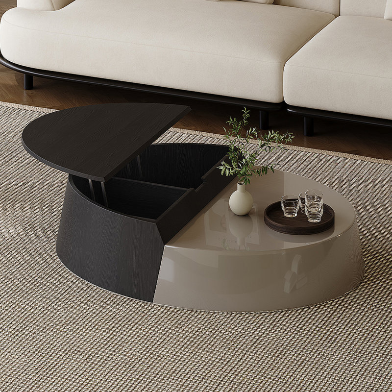 Table basse minimaliste en bois de style italien