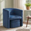 Accent Chair & Storable Ottoman Sherpa Chair w/Storage Ottoman - Plush & Space-Saving Design-1294644119