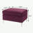 Velvet Rectangle Standard Ottoman-804428209