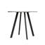 Modern Minimalist Circular Dining Table,Cement Texture, Medieval Modern Small Circular Dining Table, Casual Coffee Table