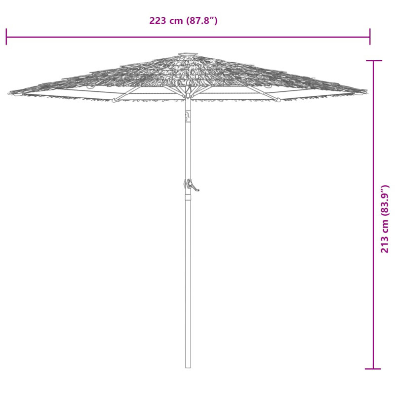 223cm Beach Parasol