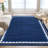 Contemporary Washable Rugs Low Pile Non Slip Soft Stain Resistant Modern Border Carpet Foldable Floor Mats-210785872