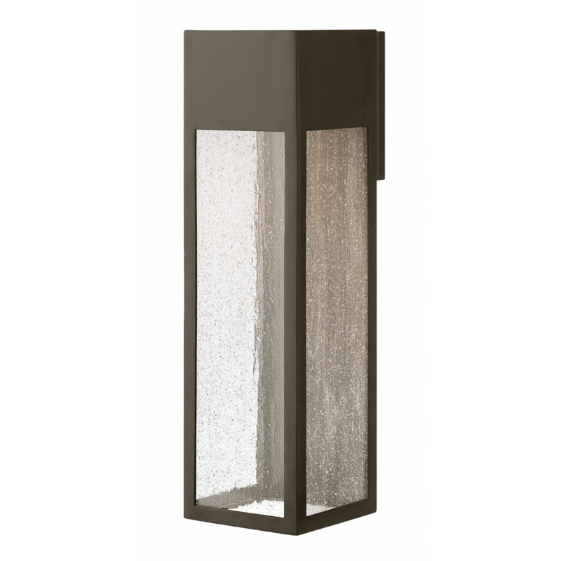 Plafonnier encastré d'extérieur à DEL Rook, Bronze, 6,5 W, 20" H x 5,8" L x 5,8" P
