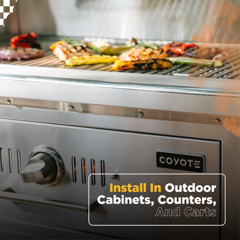 Coyote Grills 36" Barrel Charcoal Grill