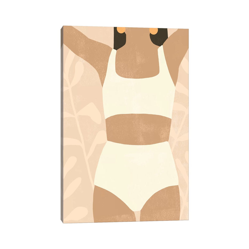 «Sunbather I», reproduction de photo, H 26 po x l 18 po x 1,5 po, Toile tendue