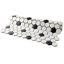 Metro 1" Hex Matte White with Black Dot 10-1/4" x 11-7/8" Porcelain Mosaic Tile