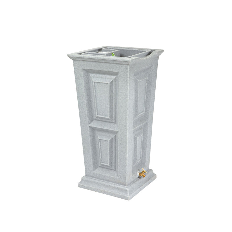 Baril d'eau de pluie 45 gallons Savannah, Granite pâle