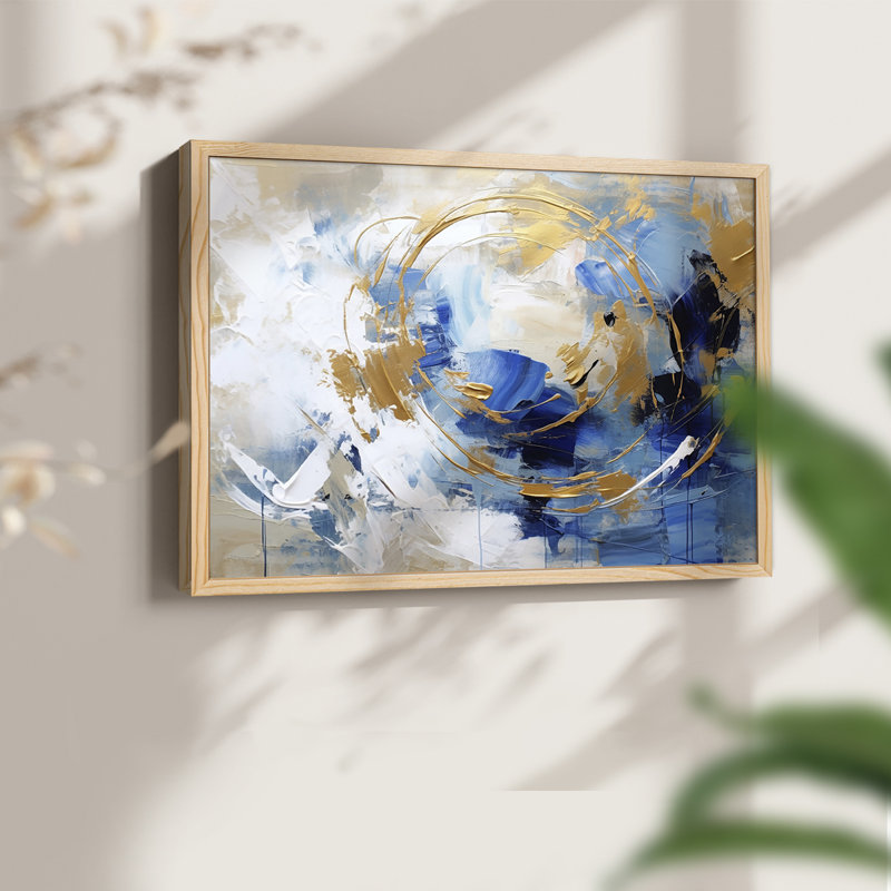 Abstrait, série CXL, reproduction encadrée, Naturel, H 16 po x l 20 po
