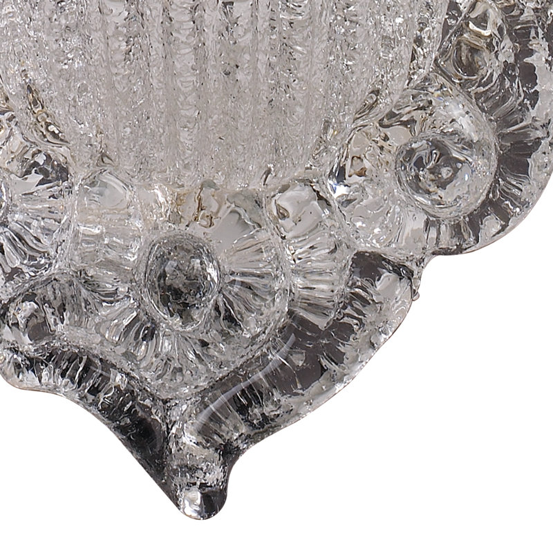Applique murale articulée en aluminium à 2 lumières Gianessa, Feuille d'argent antique