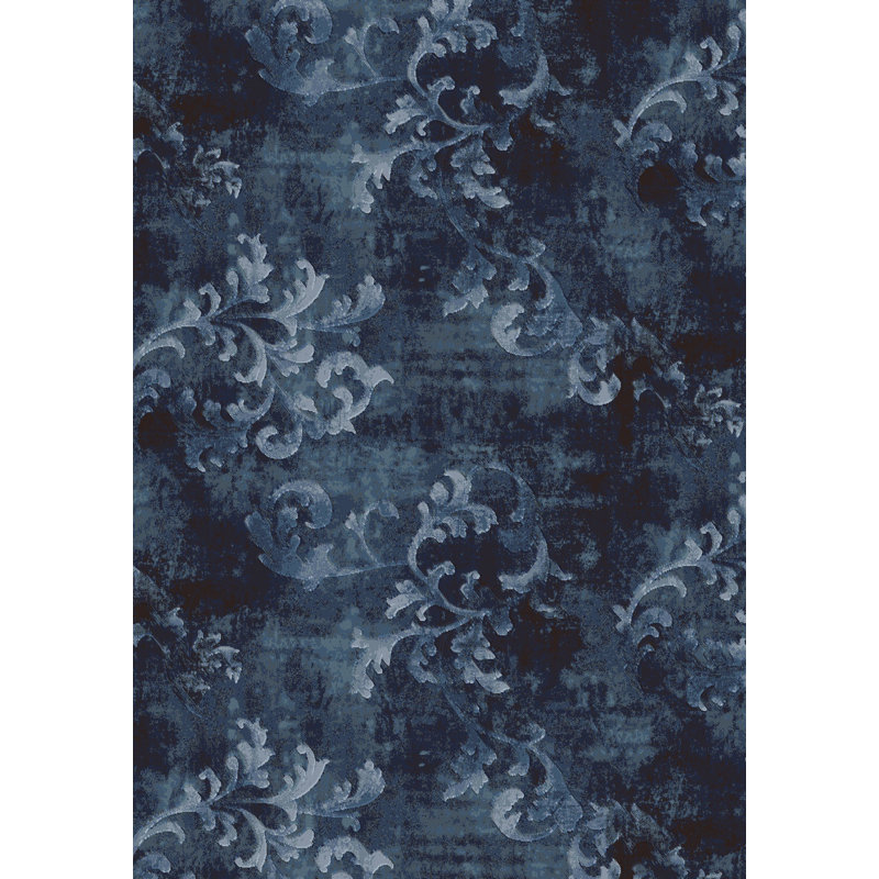 Hanish Damask Area Rug, Rectangle 170 x 120cm