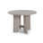 5pc Dining Set Round Table Upholstered Chairs