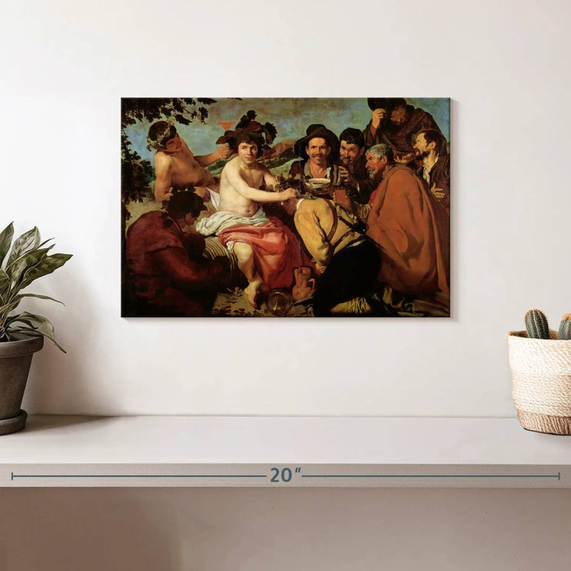 Le triomphe de Bacchus, H 8 po x l 12 po
