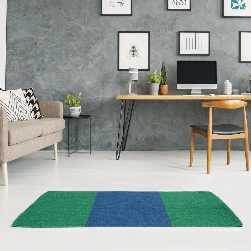 Tapis vert rayures de hockey nationales, Rectangle 2 pi x 3 pi, Oui