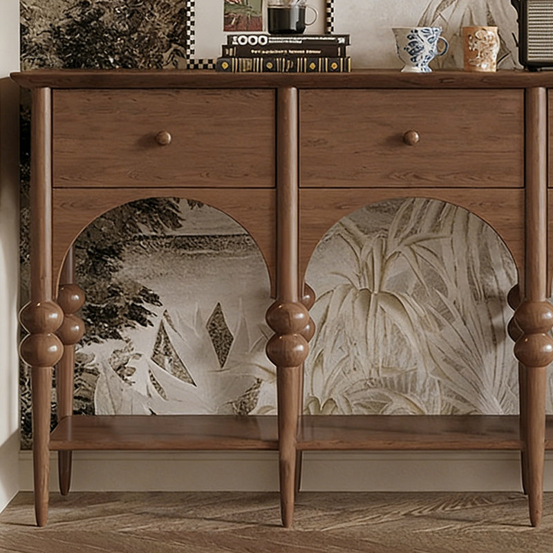 Nordic retro simple console table