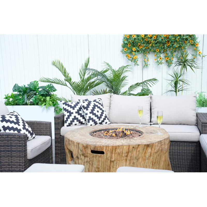 7 - Person Patio Conversation Set with Cushions