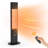 1500W Electric Freestanding Patio Heater With Remote Control, 5 Power Setting, 24H Timer Setting