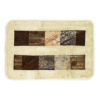 Beesley Cotton Blend Non-Slip Bath Rug
