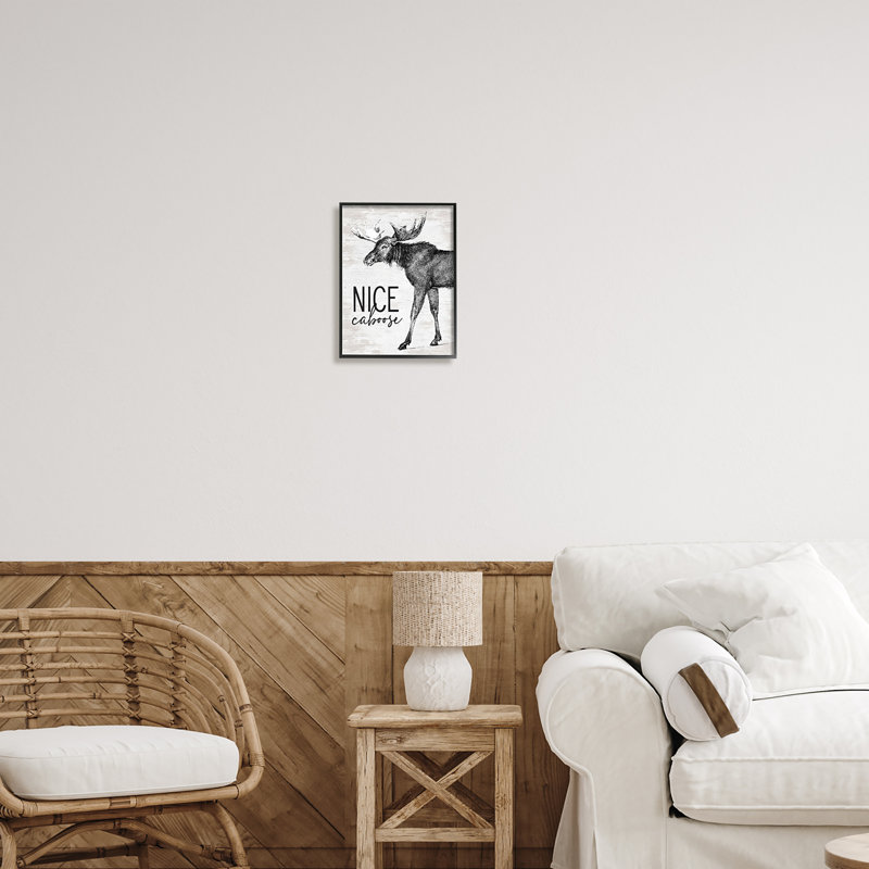 Belle maison du lac Caboose, Giclée encadrée noir minuit, H 14 po x l 11 po x P 1,5 po