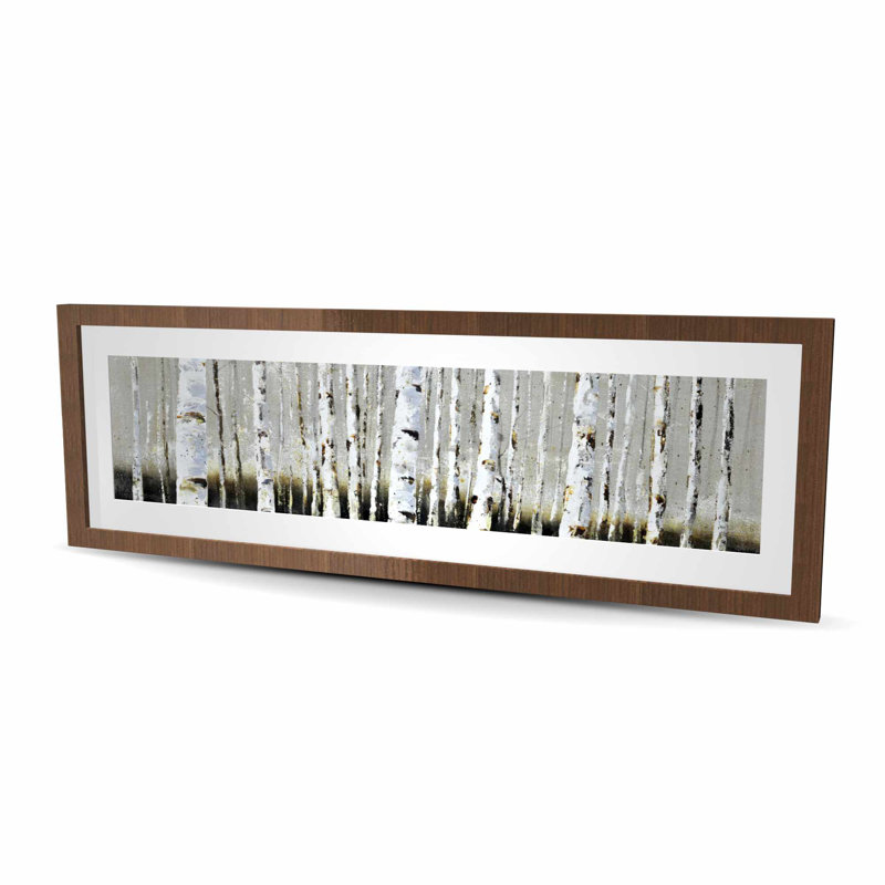 Winter Forest Landscape - reproduction encadrée pour la décoration intérieure