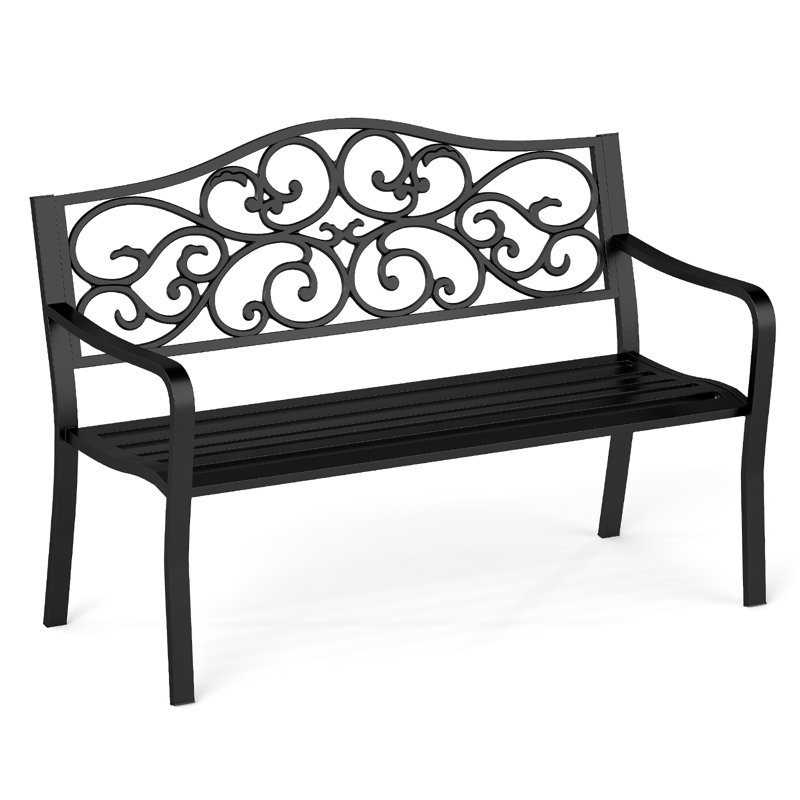 Metal Park Bench