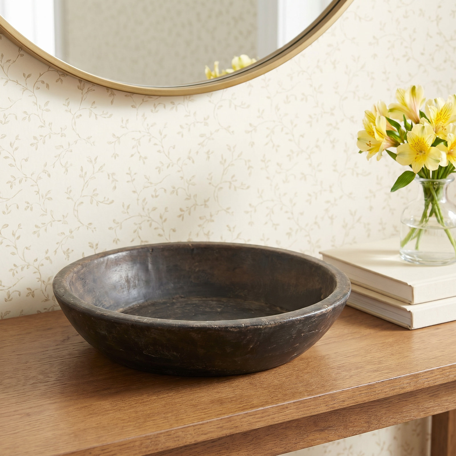 Kamini Wood Decorative Bowl