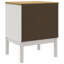 Paycen 45cm W Solid Wood Bedside Table-453535554