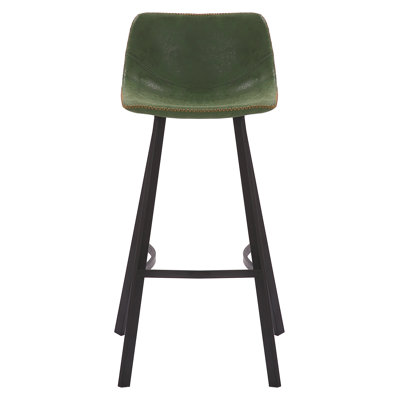 Fulcher Upholstered Counter Stool with Metal Frame