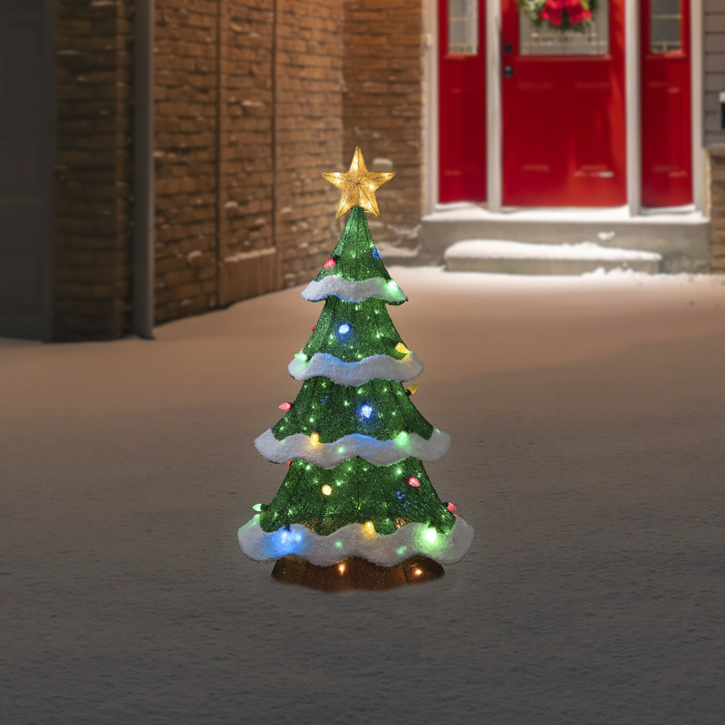 Décoration de Noël en tissu pour l'extérieur