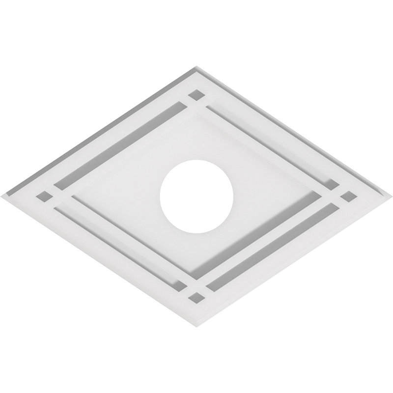 Diamant intérieur 3 po Diamond, H 10,625 po x l 16 po x P 1 po