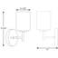 Éclairage de meuble-lavabo à intensité variable Steelville-2002613592