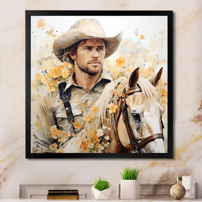 Gold Rush Cowboys Portrait - art mural