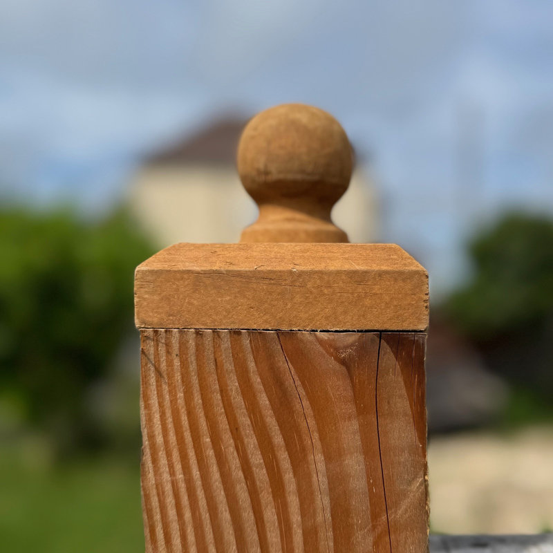 Selections Brown Solid Wood Post Cap / Top