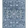 Tapis bleu clair à médaillon bohémien Dazzle