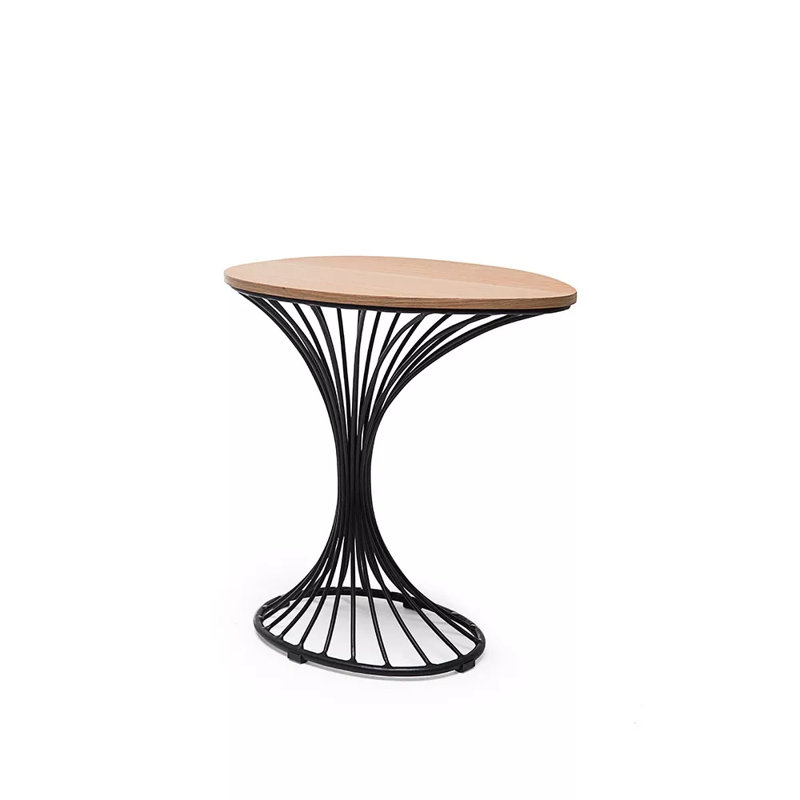 Peacock Solid Wood End Table