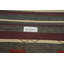 Tapis carré kilim à teinture végétale 12 x 12