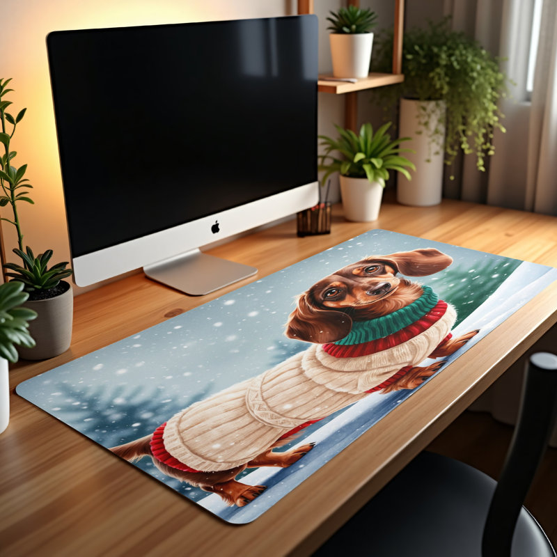 Polyester Desk Pad, 31.5x15.5