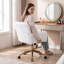 Chaise de bureau moderne en velours avec pivot-876859075