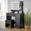 Roianne 1 Drawer Dressing Table Set with LED Mirror-720320356