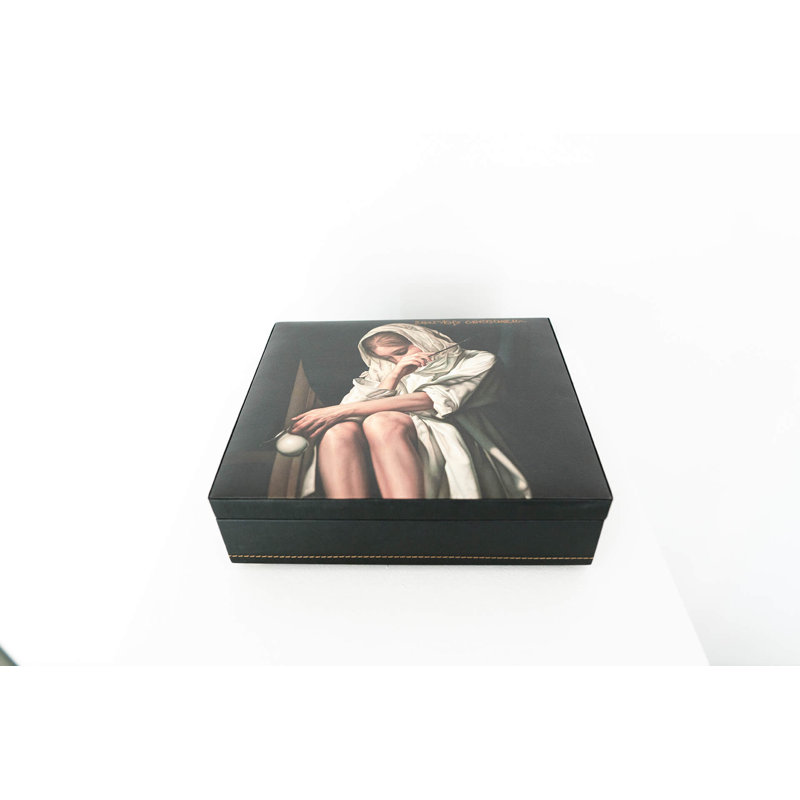 LUXURY ART IN A BOX Cardboard/Paper Bin