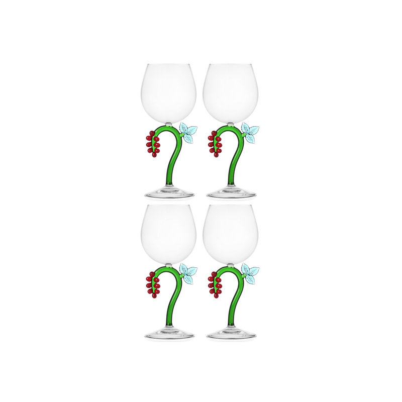 Fruits & Flowers - Stemmed Glass Currant 11.8 Oz