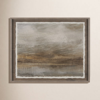 Unsettled Sky Hand-Embellished Print