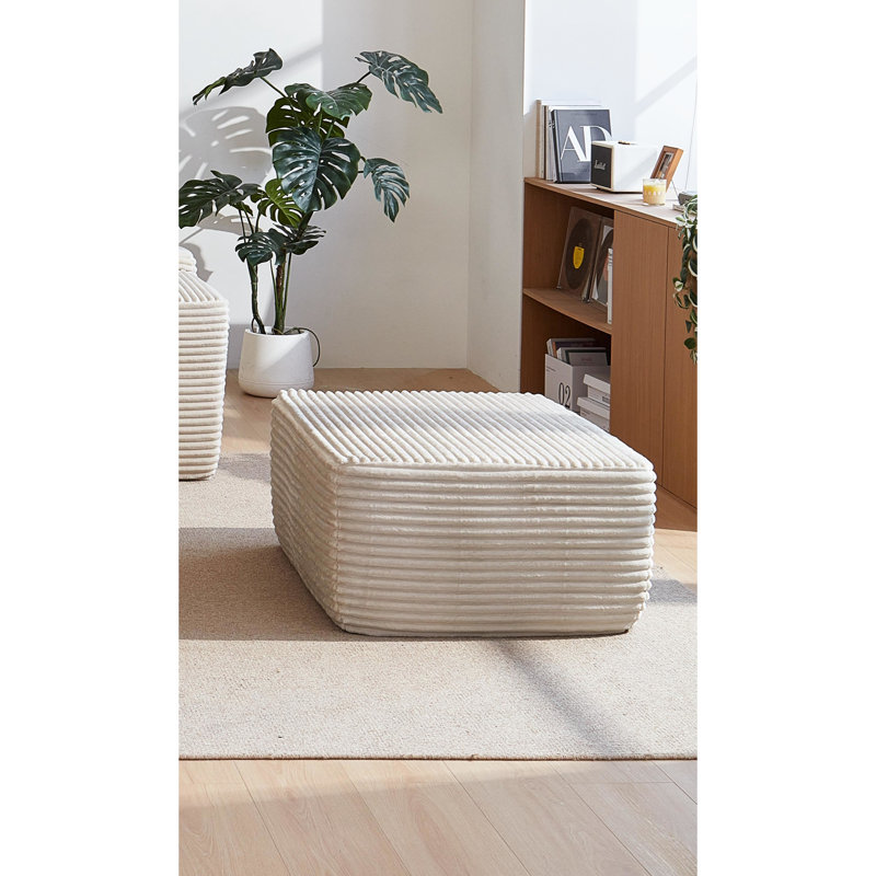 Beige - décontracté, profondeur de 37,37 po, largeur de 28,55 po, hauteur de 16,7 po, poids de 28,4 lb, remplisseur de mousse élégant à excellent rapport qualité-prix, option idéale