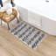 Tapis de bain en tricot géométrique Linkage-94230210-94230209