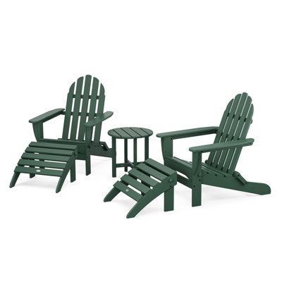 POLYWOOD Classic Adirondack 5-Piece Casual Set