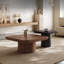Simple square coffee table combination