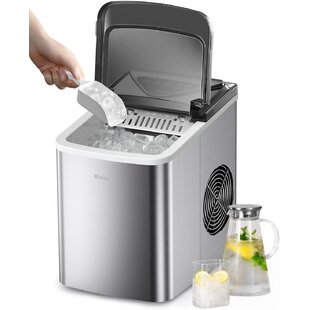 ACEM 48.4 Lb. Daily Production Cube Clear Ice Portable Ice Maker