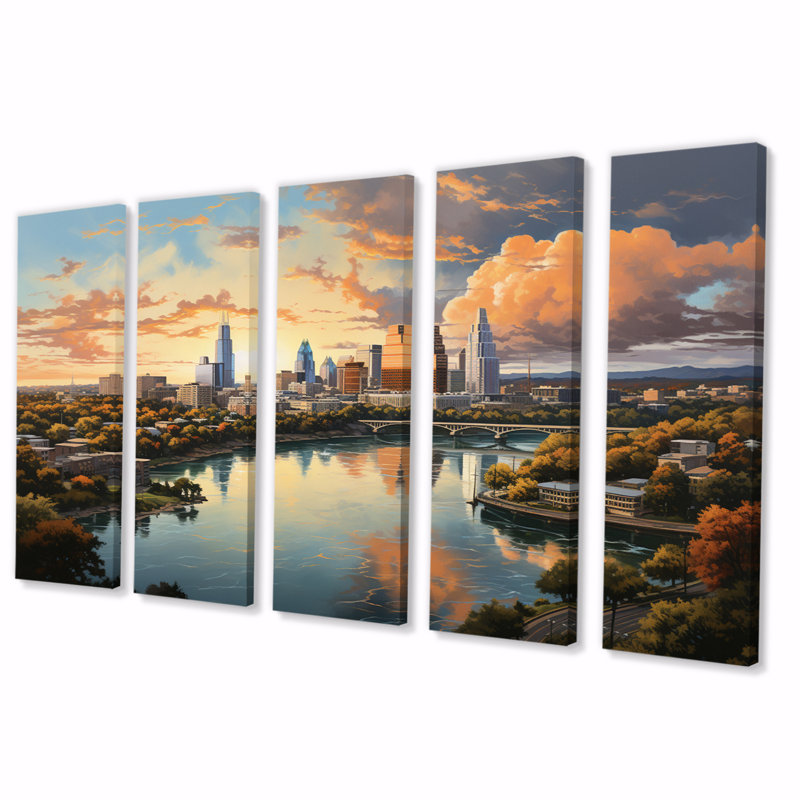 Austin Dynamic Cityscape IV, 5 pièces