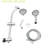 Dual Shower Head, 4.7" Rain Showerhead, 7 Hand Shower, Include Hose And Slide Bar (no Balance Valve Head System, Large 7 Settings , Adjustable-118767983